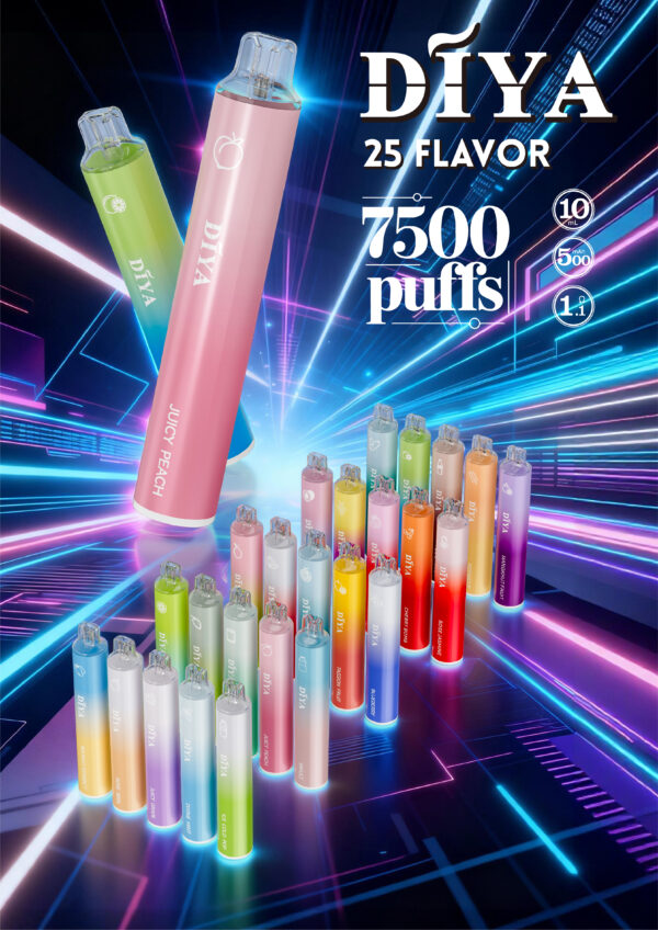 DIYA叮啞拋棄7500口✨水果味還原度極高💖 CP值拉滿🔥店長推薦【滿10送1 】