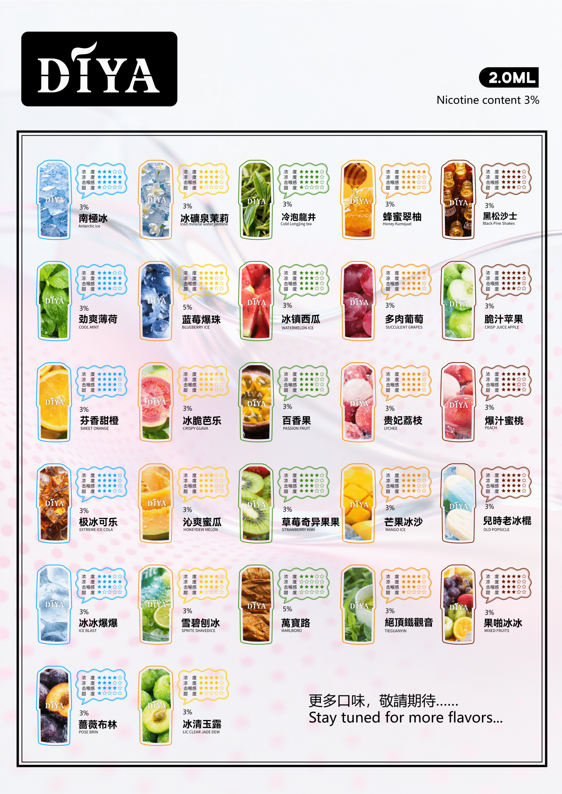 DIYA叮啞煙彈一代通用 / 3顆入 / 巨便宜又濃醇香【滿10送1隨機口味】